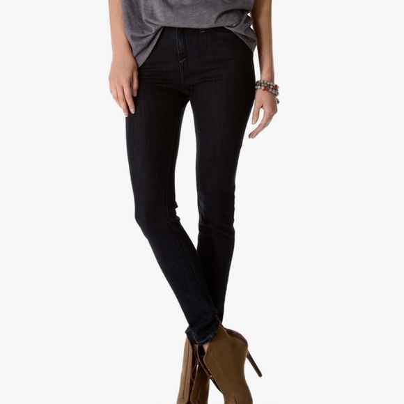 Denim - Joie Black Hi Rise Skinnies